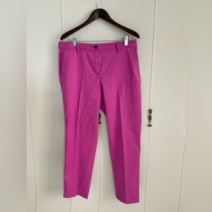 Talbots NWT Hot Pink relaxed chinos